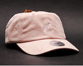 Kšiltovka Mitchell & Ness Micro Suede Slouch Cleveland Cavaliers Light Pink Strapback