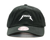 Kšiltovka Mitchell & Ness Rock Font Dad Hat Sacramento Kings Black Strapback