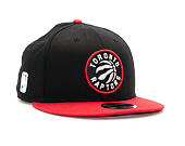 Kšiltovka New Era Team Toronto Raptors 9FIFTY Black/Red Snapback