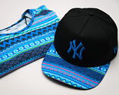 Triko New Era Native AOP Tee Blue Azure