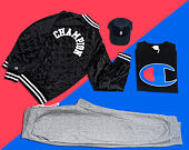 Bomber Champion Reverse Weave Black