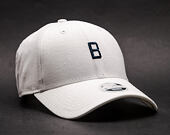Dámská Kšiltovka New Era Linen Small Logo Brooklyn Dodgers 9FORTY White Strapback