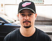 Kšiltovka Mitchell & Ness Low Pro Detroit Red Wings Black Strapback