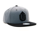 Kšiltovka UPFRONT Logo FV Grey/Black Snapback