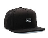 Kšiltovka HUF Apparel Cap Bar Logo Black Snapback
