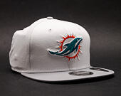 Kšiltovka New Era Contrast Crown Miami Dolphins 9FIFTY White/Gray Snapback