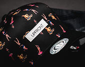 Kšiltovka UPFRONT Pin-Up Vinyl Baseball Trucker Black Snapback