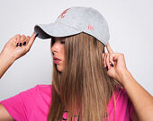Dámská Kšiltovka New Era Jersey Essential Atlanta Braves 9FORTY Gray/Blush Strapback