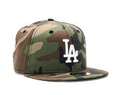Dětská Kšiltovka New Era League Essential Los Angeles Dodgers 9FIFTY Youth Woodland Camo/White Snapb