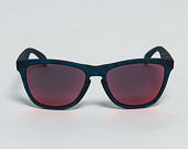 Sluneční Brýle Oakley Frogskins Matte Blue Woodgrain/Torch Iridium OO9013-B555