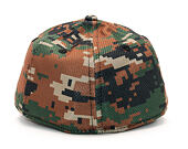 Kšiltovka New Era Diamond Era Los Angeles Dodgers 59FIFTY Woodland Camo