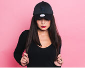 Dámská Kšiltovka New Era Jersey Heather Los Angeles Dodgers 9FORTY Navy Strapback