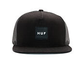 Kšiltovka HUF Box Logo Trucker Black Snapback