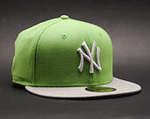 Kšiltovka New Era Heathera New York Yankees 59FIFTY Lemon Green/Grey Heather