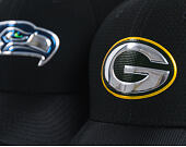 Kšiltovka New Era Black Coll Green Bay Packers 39THIRTY Black