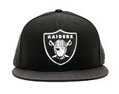 Kšiltovka New Era Black Coll Oakland Raiders 59FIFTY Black