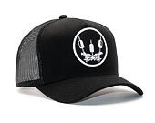 Kšiltovka Ari Ink Tattoo Crown Badge Trucker Black Snapback