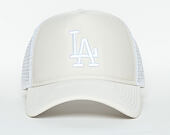 Dámská Kšiltovka New Era Essential A-Frame Trucker Los Angeles Dodgers 9FORTY Satin/White Snapback