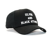 Kšiltovka New Era Silver and Black Attack  A-Frame Oakland Raiders 9FORTY Black Snapback
