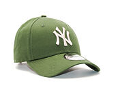 Kšiltovka New Era Essential League New York Yankees 9FORTY Rifle Green/Satin Strapback