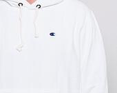 Mikina S Kapucí Champion Hooded Mini Logo Sweatshirt White
