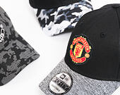 Kšiltovka New Era Vize Adjustable Marl Manchester United 9FORTY Black Strapback