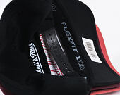 Kšiltovka Mitchell & Ness - Branded Pinscript Classic Red - Black/White