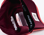 Kšiltovka Mitchell & Ness Pinscript High Crown 110 Maroon Snapback