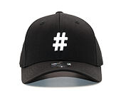 Kšiltovka State of WOW ALPHABET - Hashtag Baseball Cap Crown 2 Black/White Strapback