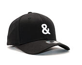 Kšiltovka State of WOW Ampersand SC9201-990& Baseball Cap Crown 2 Black/White Strapback