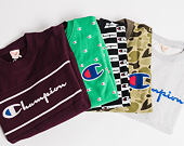 Mikina Champion Sweater Logo Crewneck Sweatshirt Maroon