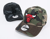 Kšiltovka New Era Washed Camo Chicago Bulls 9FORTY Woodland Camo Strapback