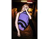 Batoh Sprayground 3M Purple Black Rubber Shark