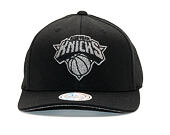 Kšiltovka Mitchell & Ness Melange Logo New York Knicks Black Snapback