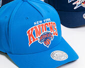 Kšiltovka Mitchell & Ness NBA Team Arch Pinch Panel 110 Flex-Snap New York Knicks Blue Snapback