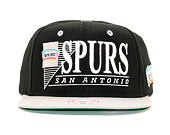 Kšiltovka Mitchell & Ness Horizon San Antonio Spurs Black/Grey Snapback