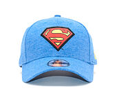 Dětská Kšiltovka New Era Character Jersey Superman 9FORTY Youth Blue Azzure Strapback