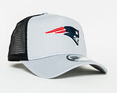 Kšiltovka New Era A Frame Trucker NFL New England Patriots 9FORTY AFRAME TRUCKER Gray Snapback