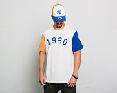 Triko New Era Branded Sleeve Pop Tee Off White