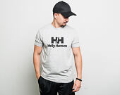 Triko Helly Hansen Logo T-Shirt Grey Melange