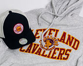 Mikina S Kapucí Mitchell & Ness Play Off Win Hoody Cleveland Cavaliers Grey