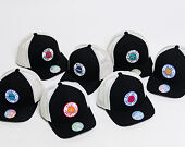 Kšiltovka Mitchell & Ness Patch 110 Flex-Snap SB Miami Heat Black/White Snapback