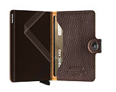 Peněženka Secrid Miniwallet Stitch Linea Espresso