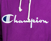 Mikina Champion Hooded Sweatshirt Classic Logo Purple