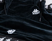 Dámská Velurová Mikina s Kapucí Kappa Authentic Asper Black/White