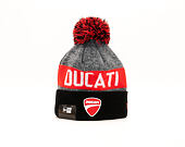 Kulich New Era FA 18 Marl Jake Knit Ducati Motor Logo Grey/Black/Scarlett
