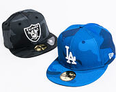 Kšiltovka New Era 59FIFTY Essential Camo Oakland Raiders Marine Navy Camo