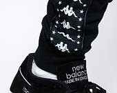 Tepláky Kappa Authentic Amsag Black/White