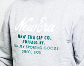 Mikina New Era Branded Cap Co. Crewneck Light Grey Heather