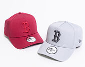 Kšiltovka New Era 9FORTY A-Frame Boston Red Sox League Essential Grey/Grey Heather Snapback